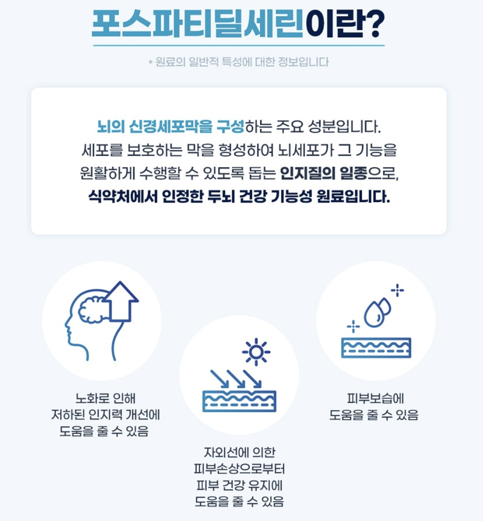 뇌 고순도 영양제ps 70 두뇌 포스타디딜세린 포스파티딜세린 복용방법 포스파트딜세린 - 상세 이미지 3
