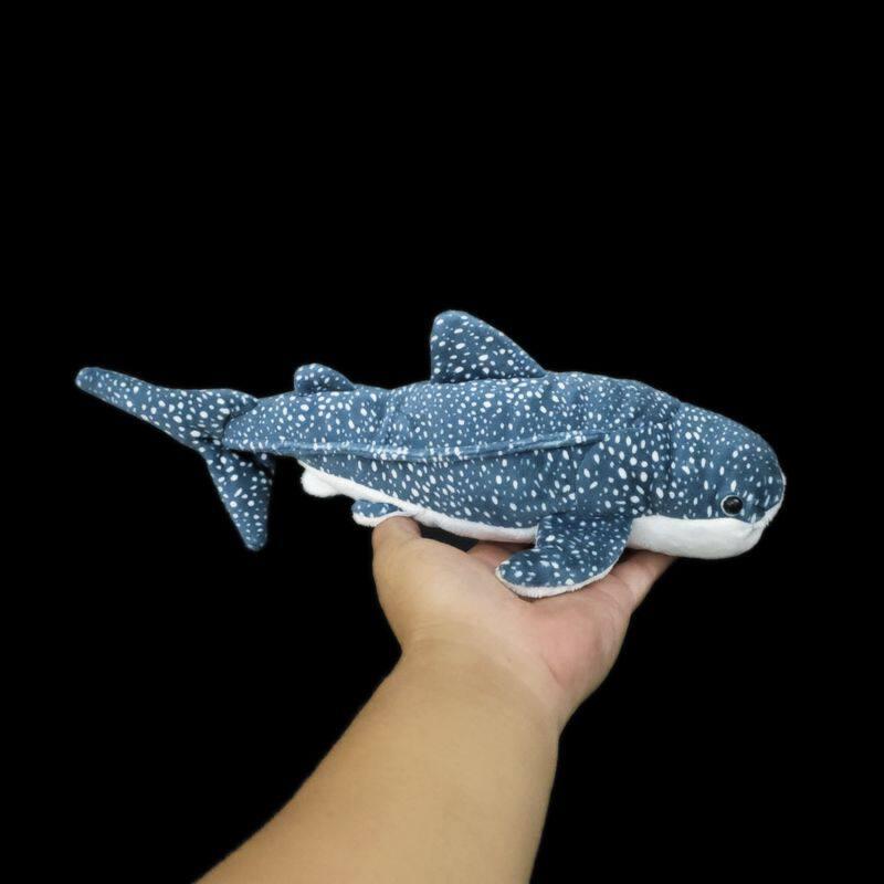 유니크한 오키나와 블루 선물 고래상어 인형 귀여운 블루 코끝과 꼬리끝 30cm - 상세 이미지 4