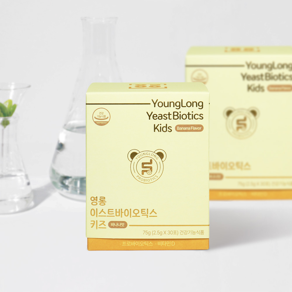 [2개월 분]영롱 이스트바이오틱스 키즈 어린이 두 돌아기 (부원료) 볼라디균 - 상품 이미지