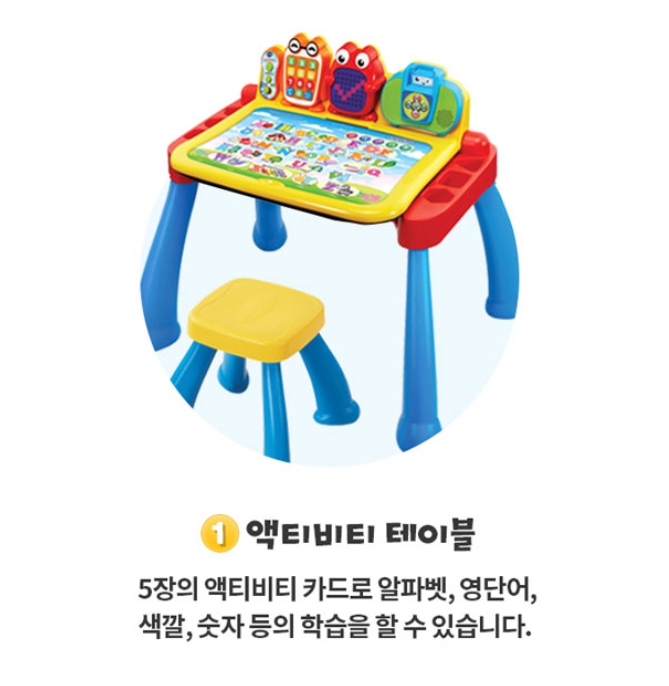 브이텍 터치 앤 학습 액티비티 테이블 장난감 유아 영어학습 완구 아기장난감 이미지 6