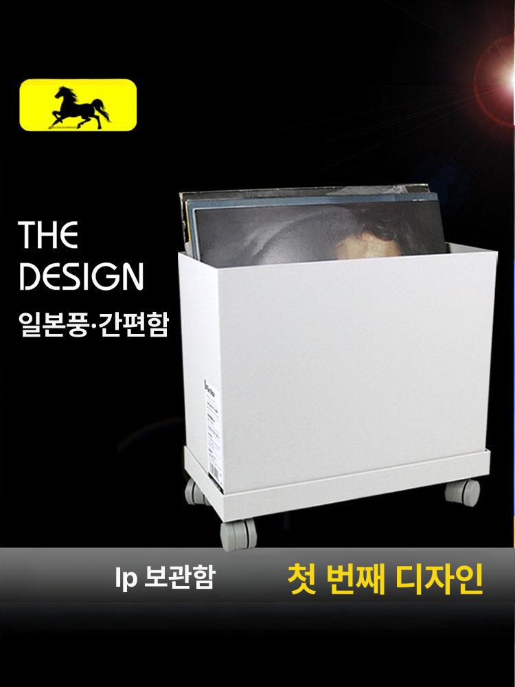 LP판보관함 바이닐 레코드박스 수납 이동식 꽂이 음반 LP 보관함 - 상세 이미지 2