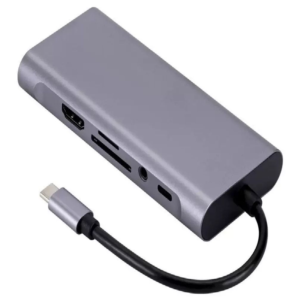 HD 분배기 USB RJ45 4K SD 허브 VGA 유형 도킹 TF 30Hz 어댑터 - 상세 이미지 5