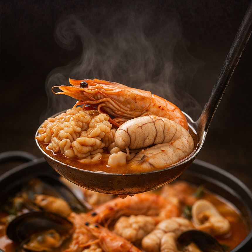 참도깨비 알,곤이,백합,홍합,새우 5종 해물 알탕 700g 외 명란 알탕 - 상세 이미지 4