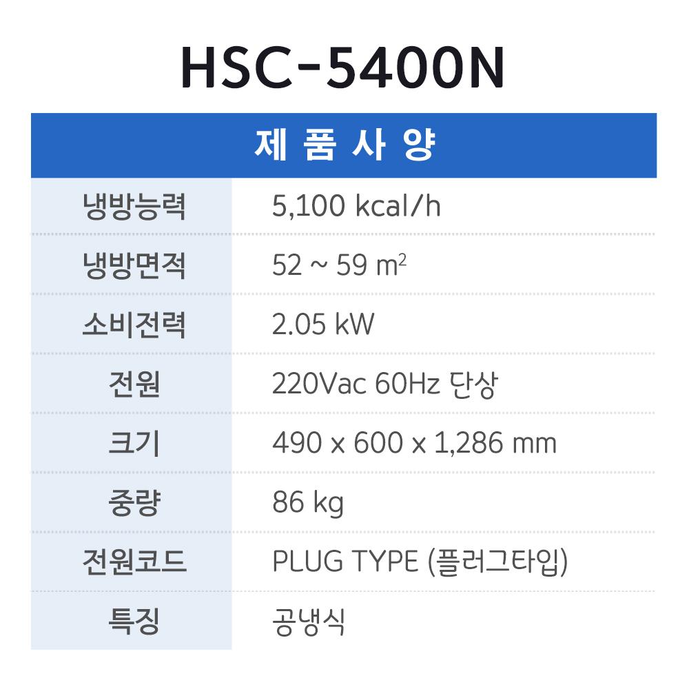 정부지원사업 산업용 이동식에어컨 보조금 HSC-5400N 2구 - 상세 이미지 2