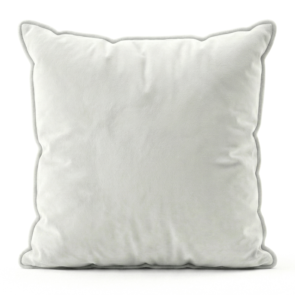 에스콰이어 무지 벨벳 쇼파쿠션 쿠션커버 스타일K 300크림화이트, 50x50cm - 상품 이미지