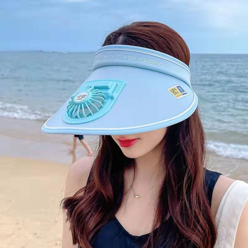 선풍기달린모자 충전식 선풍기 강력한 바람 시원한 쿨링 여름 야외활동 등산 낚시 갯벌체험 - 상세 이미지 4
