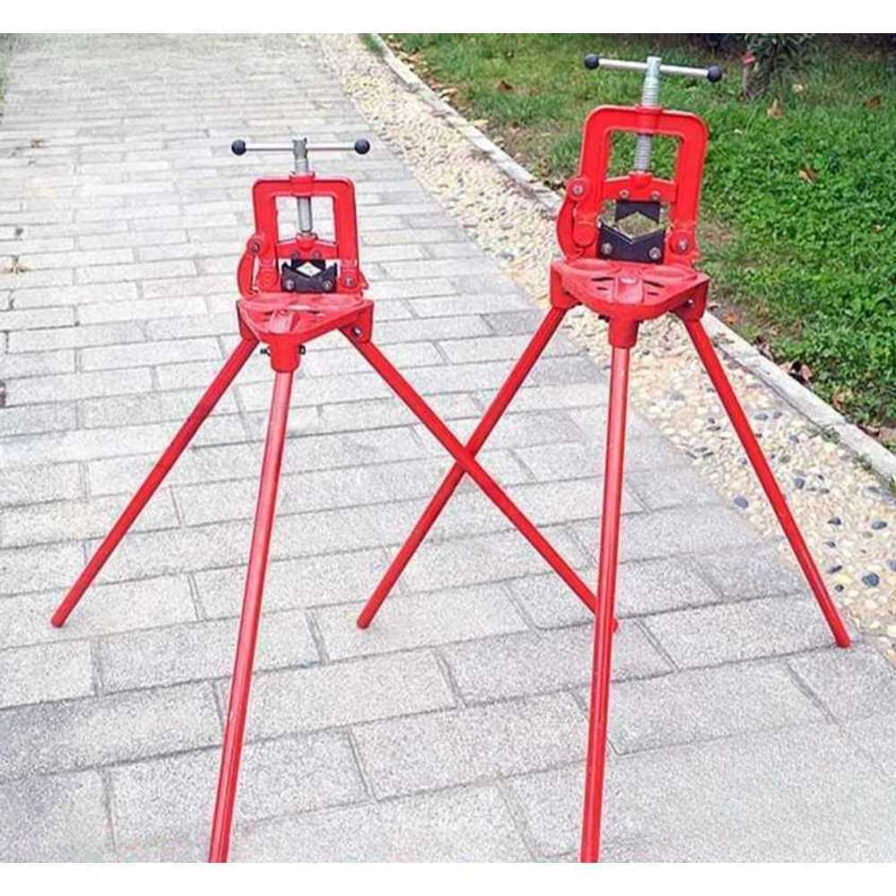 2호 3호 파이프 클램프 강관 용 배관 스탠드 고정 삼각대 - 상품 이미지
