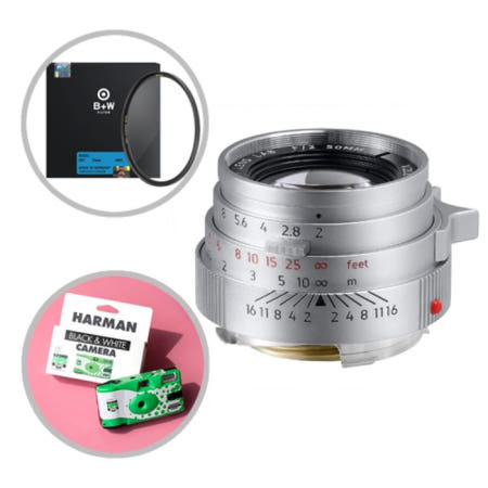 라이트렌즈랩 라이트 렌즈 랩 M 50mm f2 (Elcan) Silver + BW필터