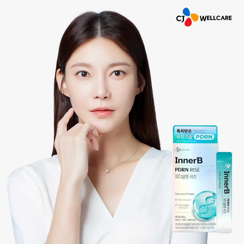 CJ 이너비 먹는 PDRN 리즈 저분자피쉬콜라겐 히알루론산 뮤신 스틱젤리 14포, 1개 제품 이미지