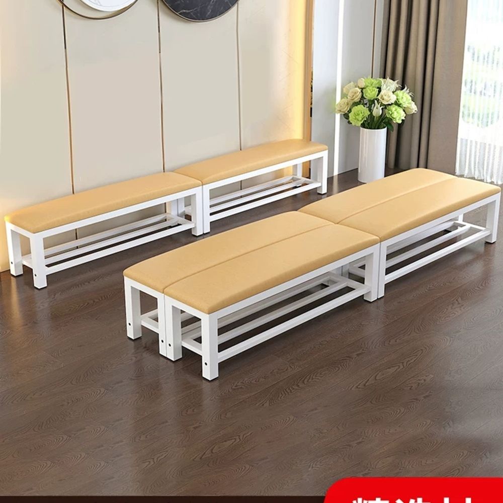 휴게실 대기의자 긴의자 100cmx35cmx45cm 벤치 이층 로비 - 상세 이미지 5