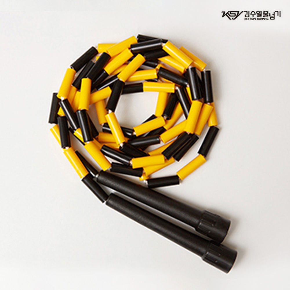 김수열 색동줄넘기 일반형 (K-310) (검노) - 상품 이미지