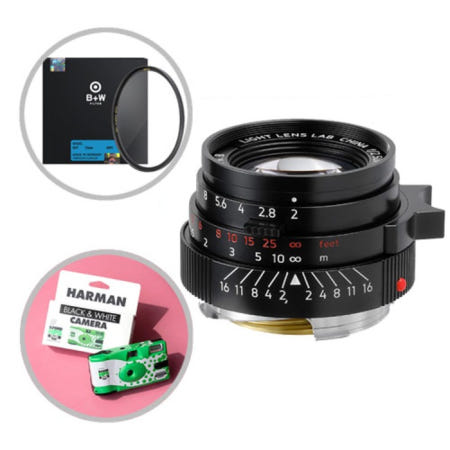 라이트렌즈랩 라이트 렌즈 랩 M 50mm f2 (Elcan) 블랙 + BW필터