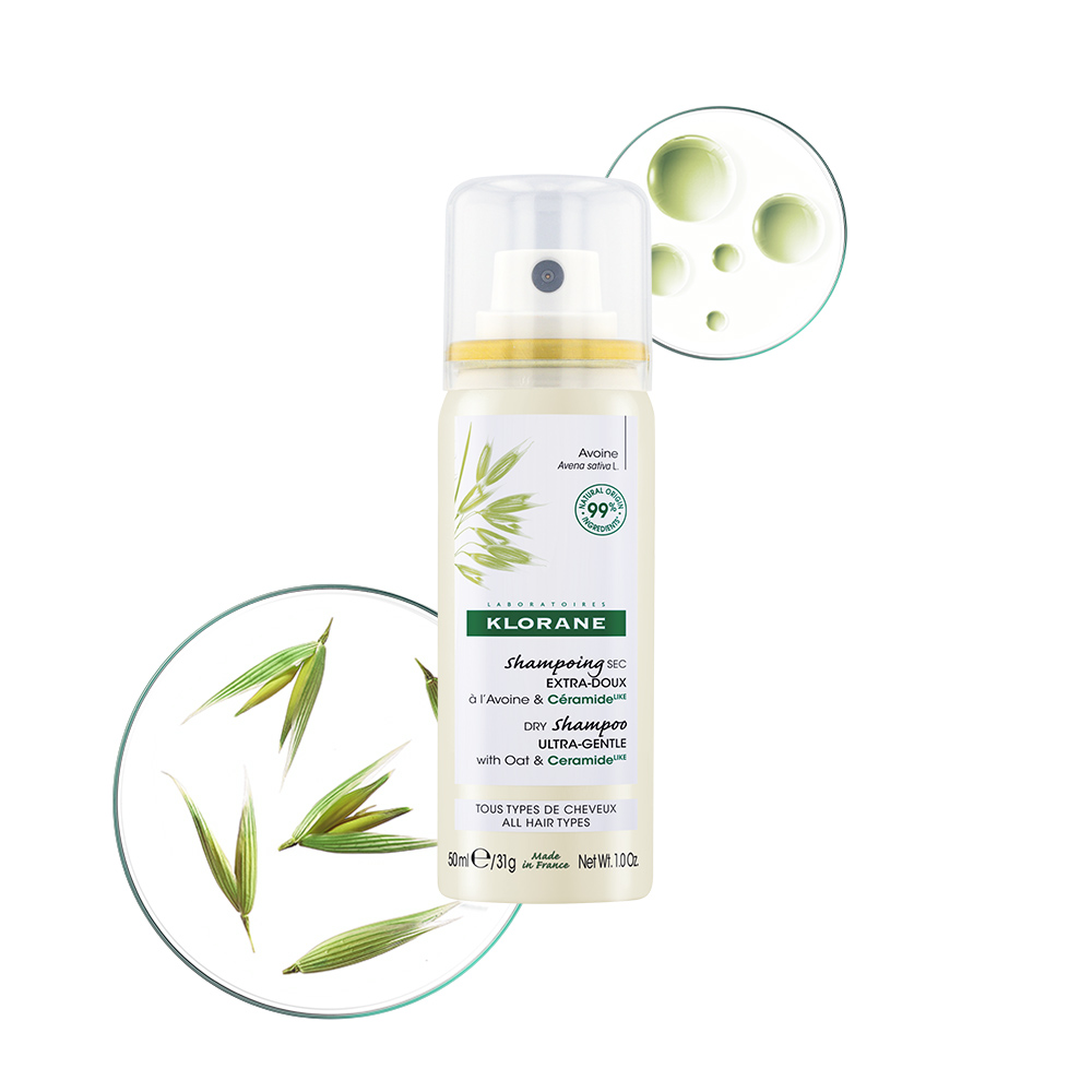 [클로란] 오트 & 세라마이드 드라이샴푸 50ml (피지제거&두피모발보습) - 상품 이미지