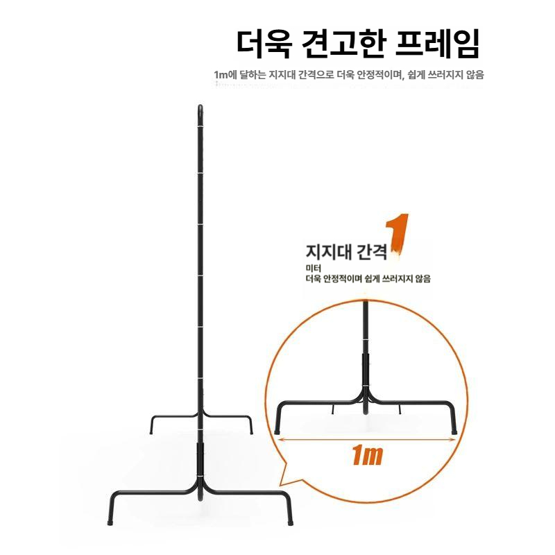 테니스 벽치기 리턴 네트 셀프 볼 혼자 연습용 솔로 그물 스윙 휴대용 축구 - 상세 이미지 5