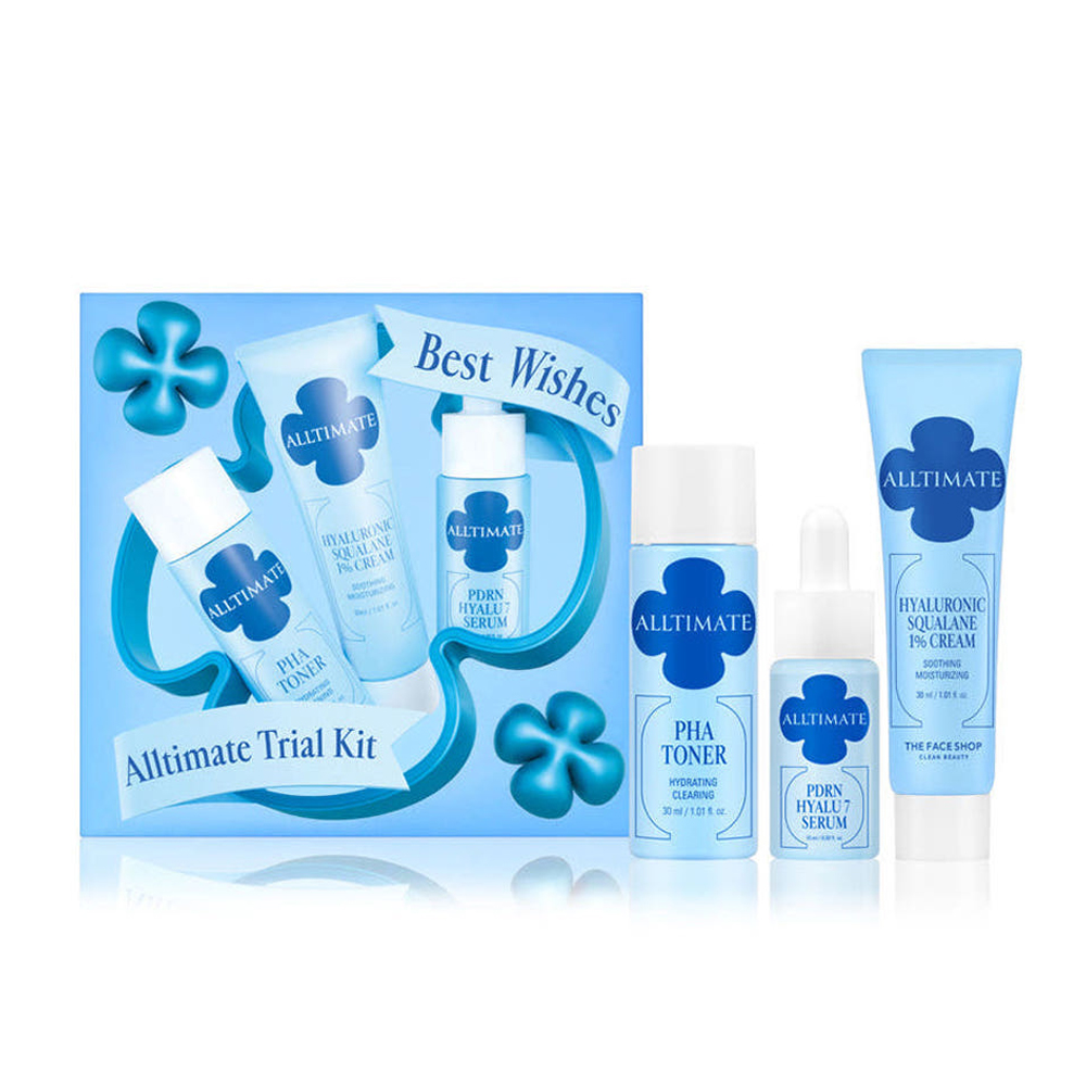 더페이스샵 올티밋 트라이얼 3종 키트(토너 30ml+세럼 10ml+크림 30ml) - 상품 이미지