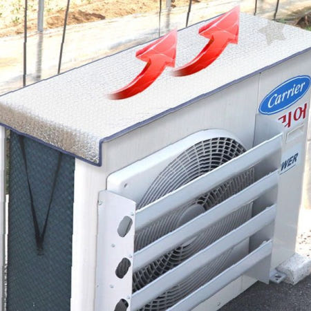 실외기 보호 덮개 온도 상승 차단 냉방 효율 향상 전기료 절감 여름 햇볕 가림