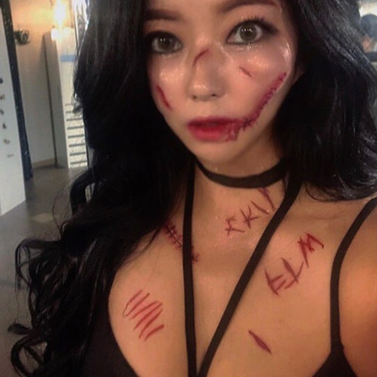 지니몰 이쯔모 할로윈 타투 스티커 행사용품 상처스티커 - 메인 이미지