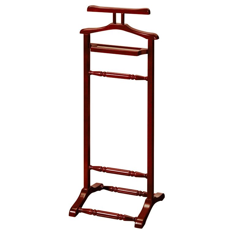 원목 스탠드 코트랙 호텔식 수트 행거 양복 드레스룸 A섹션 430x400x1150 mm - 상세 이미지 3