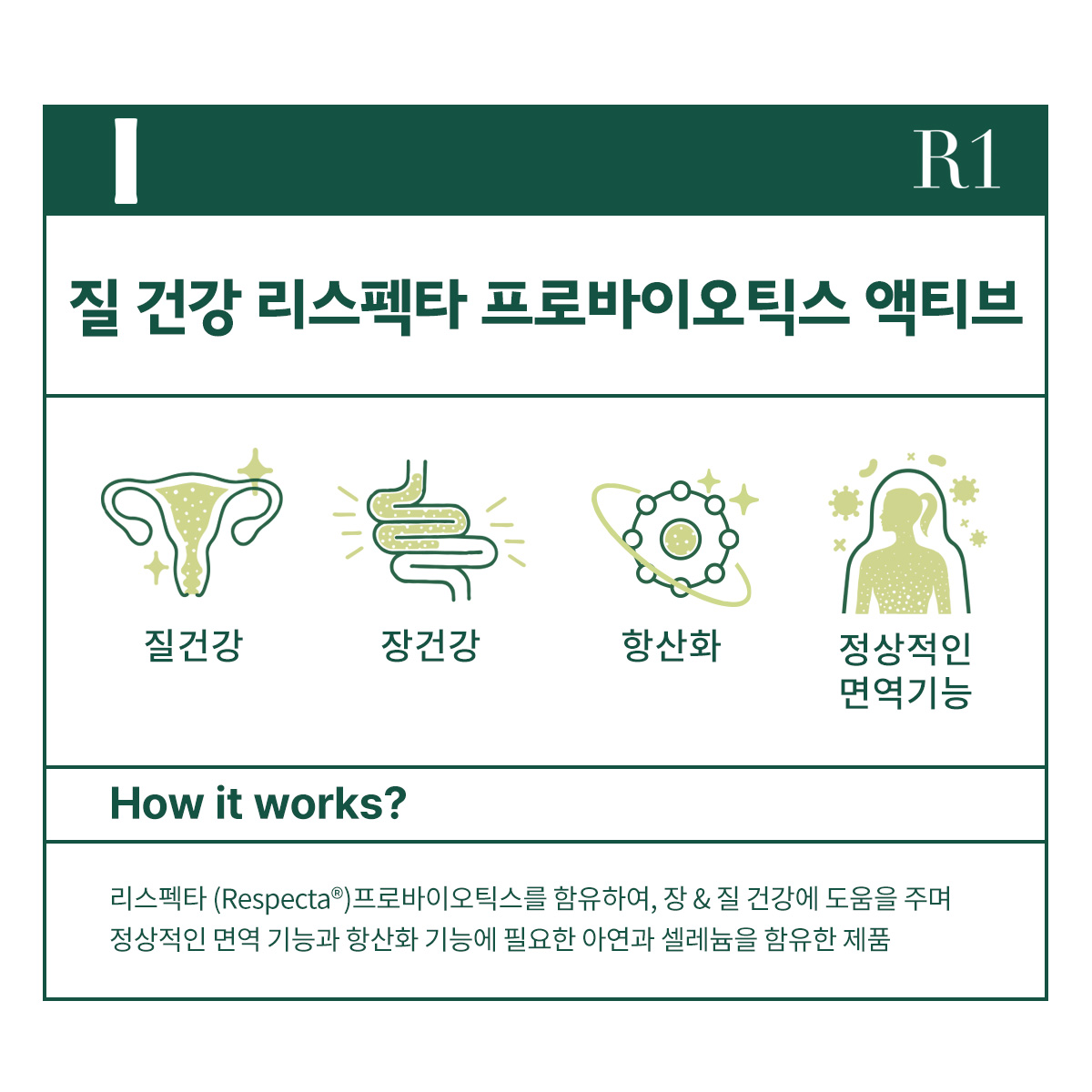 라엘 밸런스 질 건강 리스펙타 프로바이오틱스 액티브 분말 30포, 1개 - 상세 이미지 3