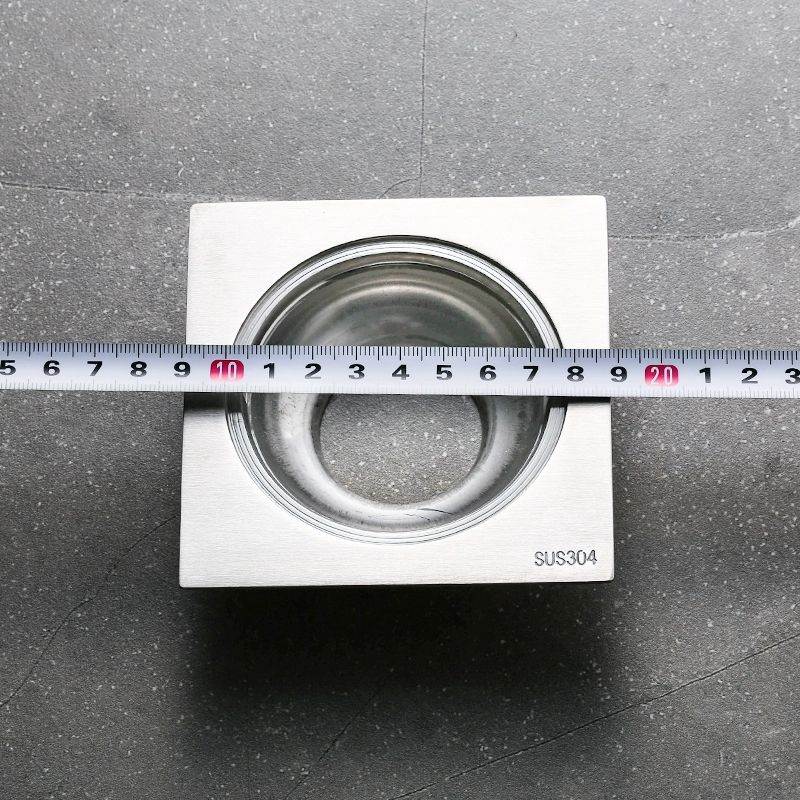 배수구 거름망 하수구 사각 트랩 배수망 덮개 커버 원형 304 원형 지면 배수판 직경 7.5cm - 상세 이미지 3