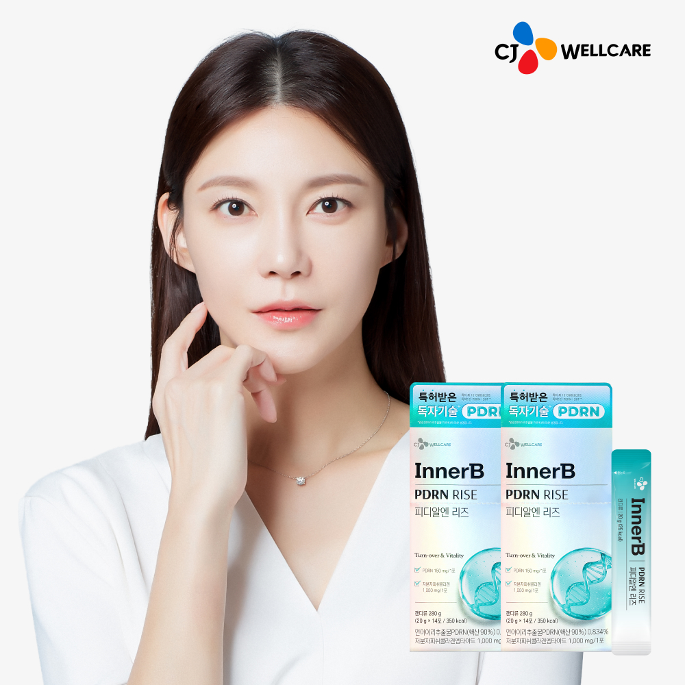 CJ 이너비 먹는 PDRN 리즈 저분자피쉬콜라겐 히알루론산 뮤신 스틱젤리 14포, 2개 제품 이미지