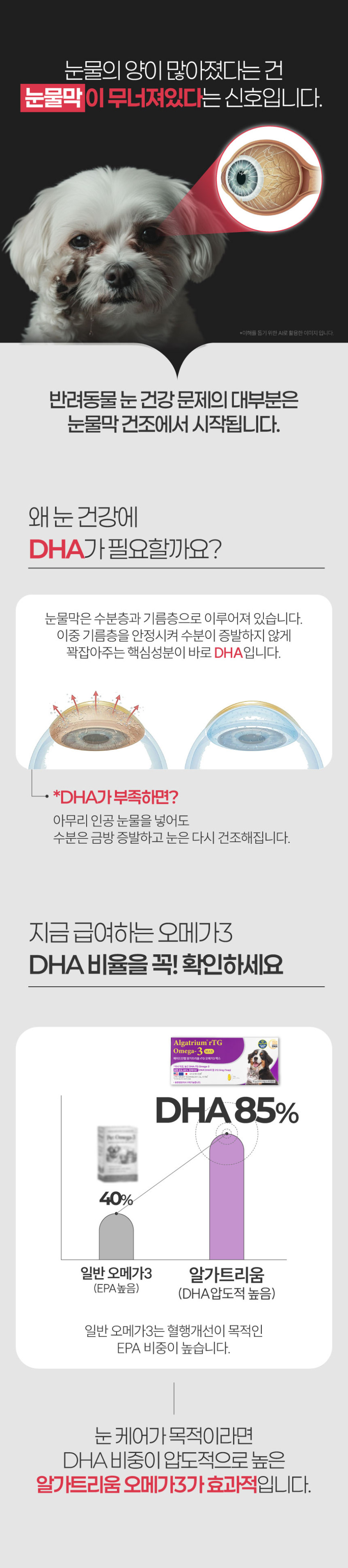 메이드인랩 미국특허 강아지 눈 영양제 순도 85%보장 볼리, 100개입, 4개 판매처 상세 정보 이미지 4