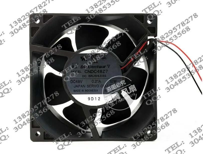 CNDC48Z7 48V 0.21A 10W 12038 12CM 인버터 팬