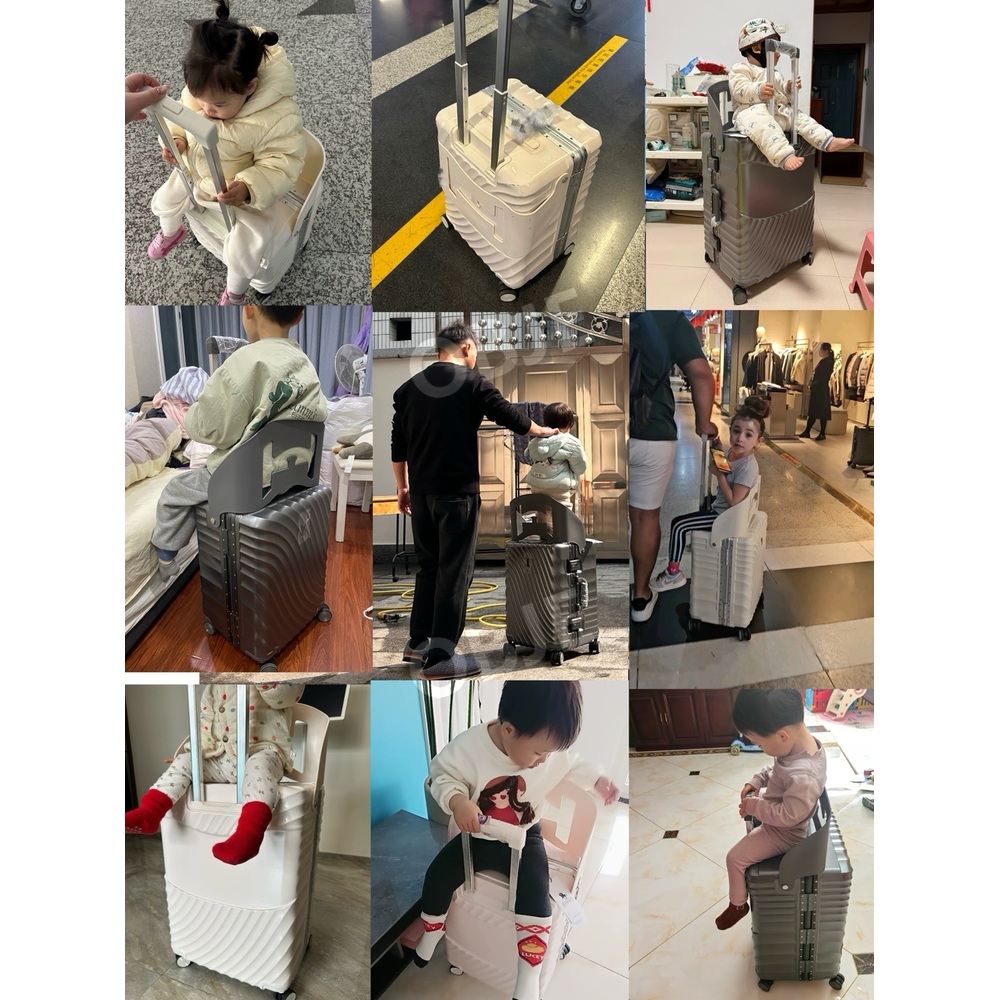 오브제 다용도 캐리어 유아 좌석 대용량 베이비맘 유아 여행 앉는 의자 캐리어 이미지 8