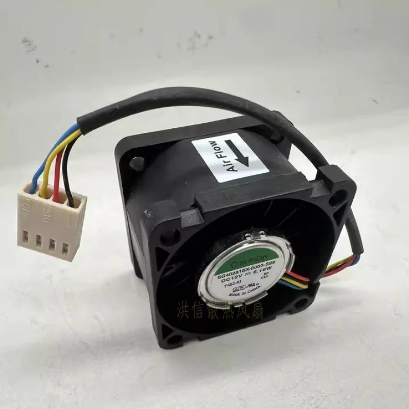 C SUNON 팬SG40281BX-0000-S99 DC12V 8.16W 40x28MM 4선 냉각팬