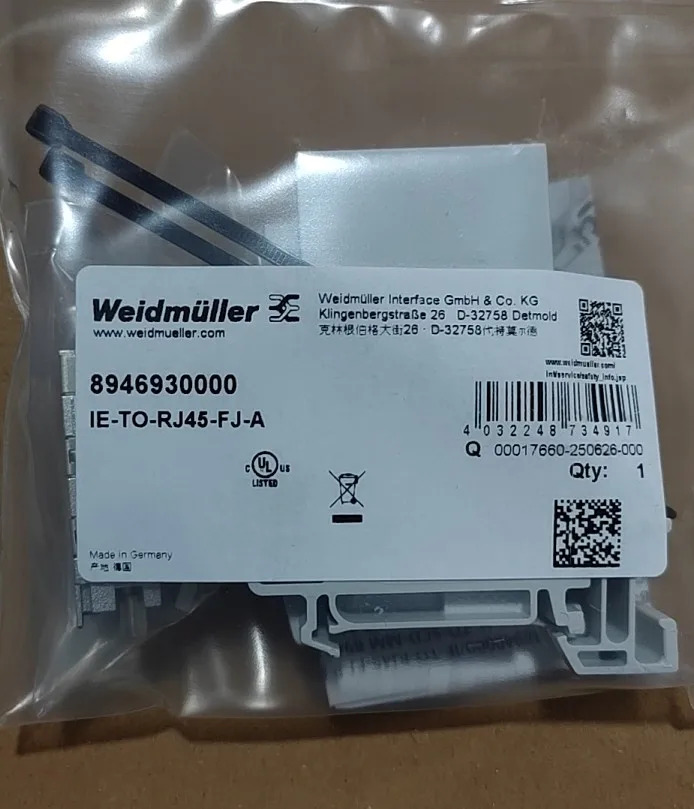 오리지널 레일 네트워크 커넥터 IE-TO-RJ45-FJ-A 8946930000