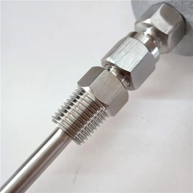 대만 EYC 온도 센서 파이프 직경 6MM 길이 200MM 이동식 나사 1/4 316 재질