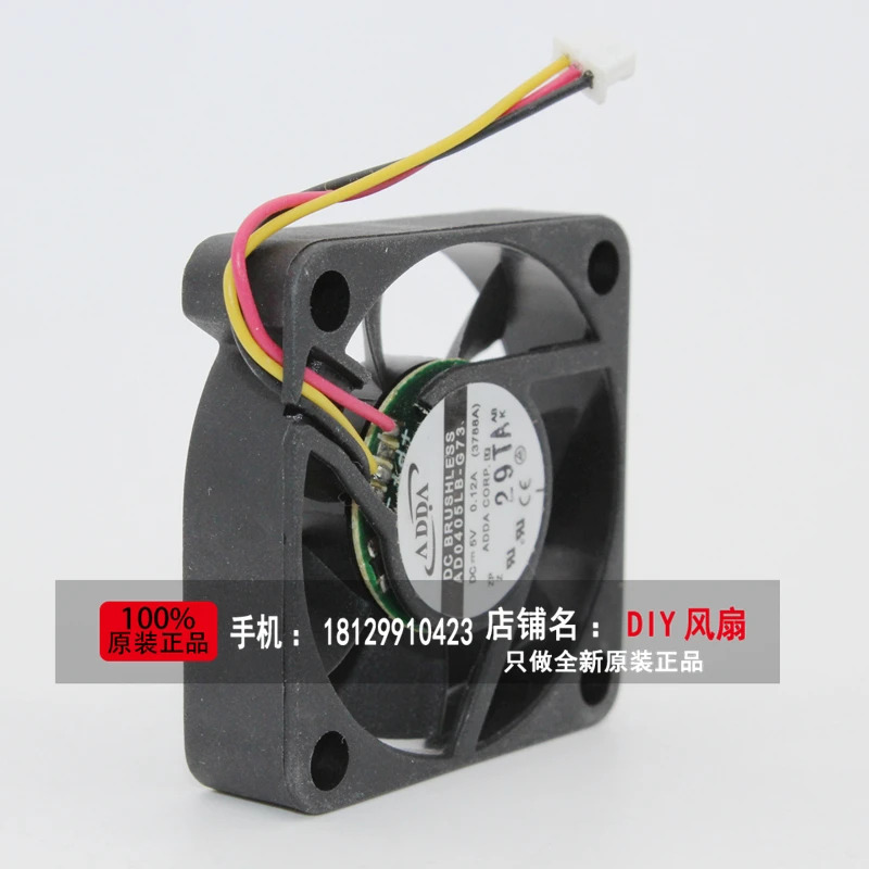ADDA AD0405LB-G73 4010 5V 0.12A 4CM 이볼 베어링 냉각팬JFG