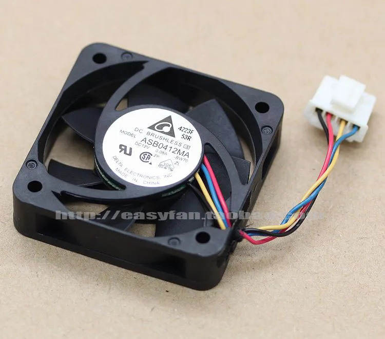 JFG 신형 DELTA ASB0412MA 12V 0.10A 4010 4CM PWM 냉각팬