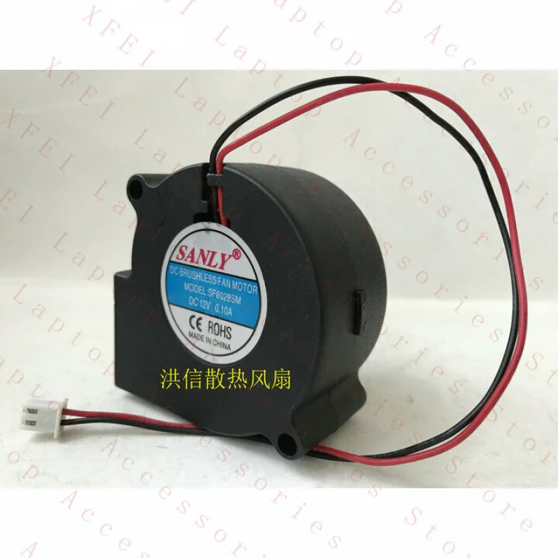 C 팬 SF6028SM DC 12V 0.10A 2핀 60x60x28MM 냉각팬