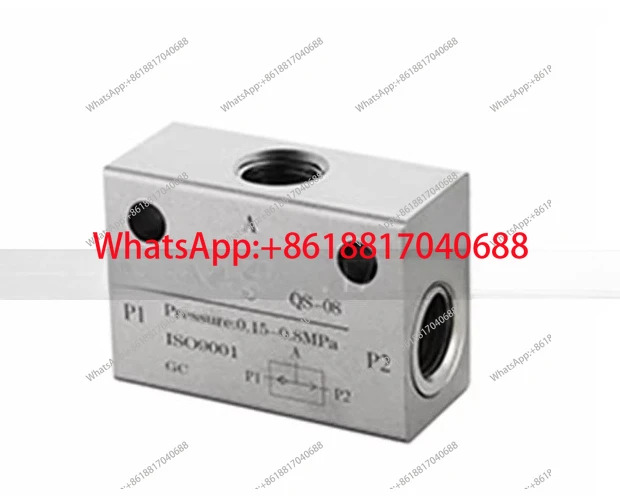 QS-06/QS-08 QPC 유도형 체크밸브 QPC08/QPC10/QPC15