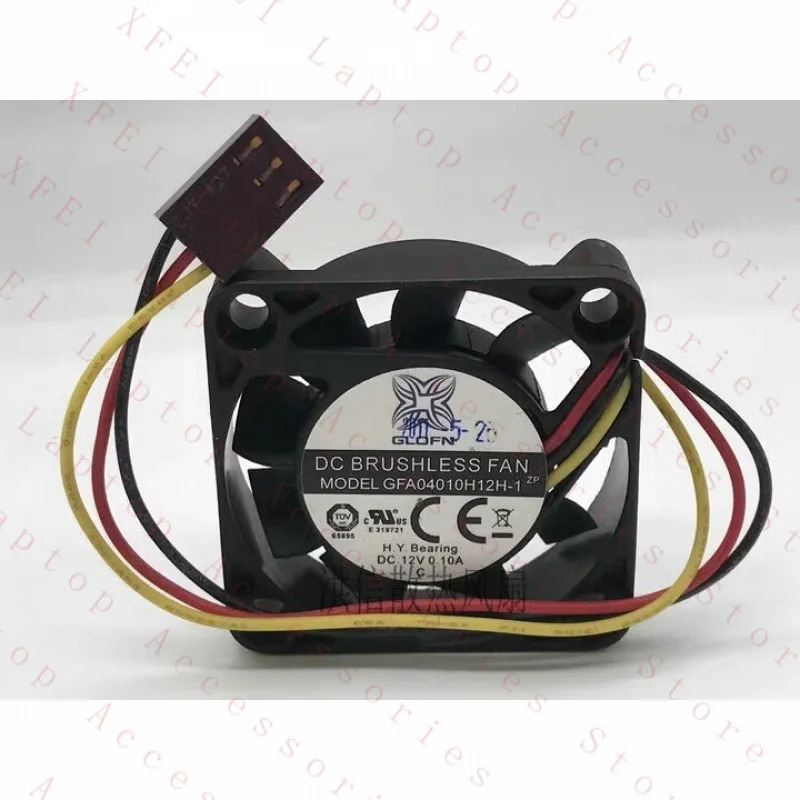 C GLOFN 팬4010 GFA04010H12H-1 DC12V 0.10A 4CM 3와이어