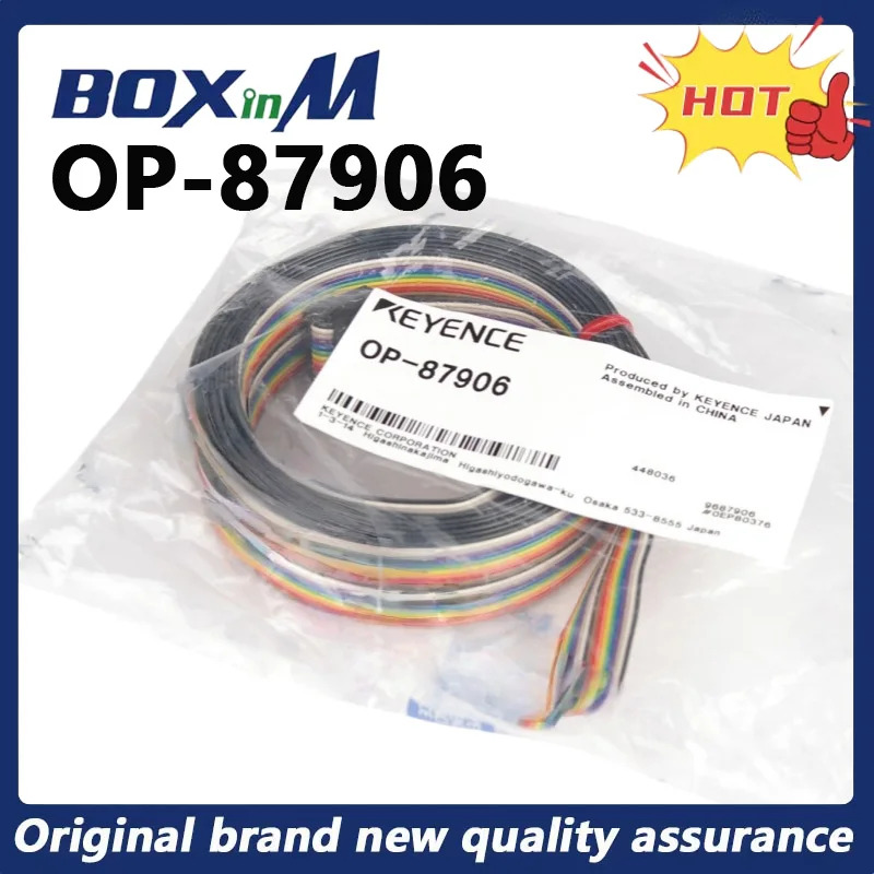 오리지널 KEYENCE OP-87906 센서 I/O 케이블