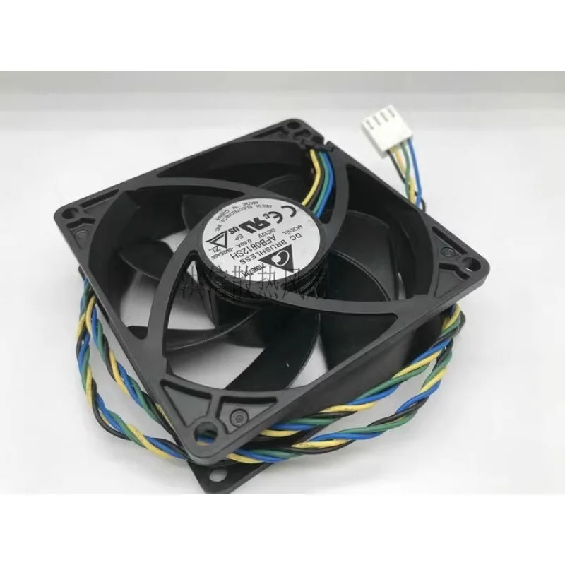 C 델타 팬AFB0812SH DC12V 0.60A 8025 8cm PWM 4선 냉각팬