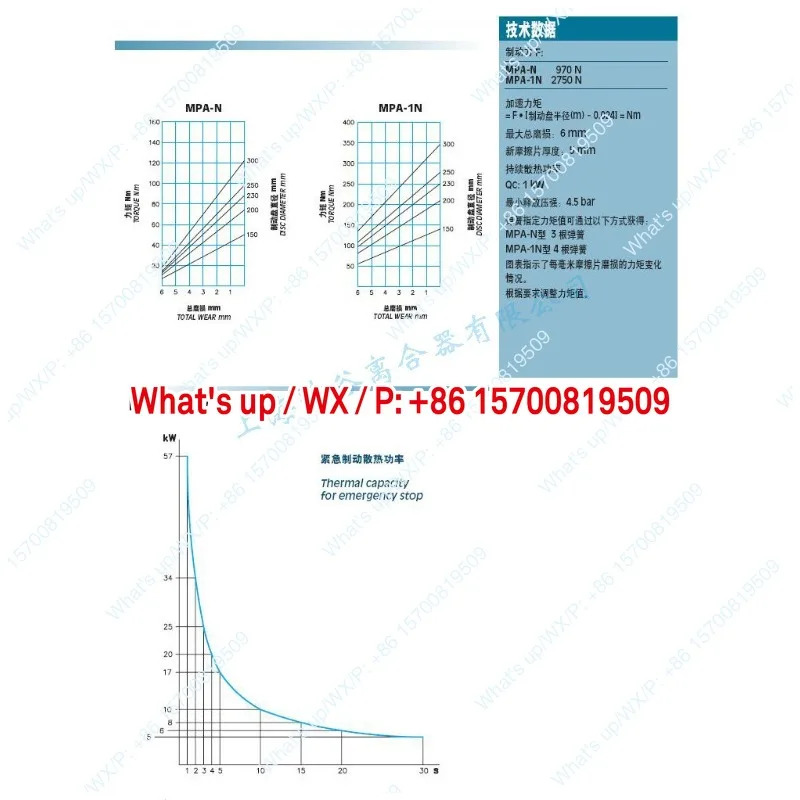 MPA-N A2928 2930 2932 2934 공압식 캘리퍼 브레이크 신품 액세서리