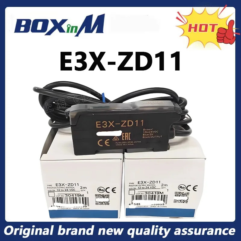 오리지널 E3X-ZD11 광섬유센서 증폭기