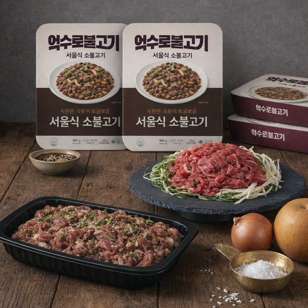 억수로불고기 국물자작한 서울식 불고기(화학조미료 대신 자연재료 양념) 300g, 2개 - 상세 이미지 2