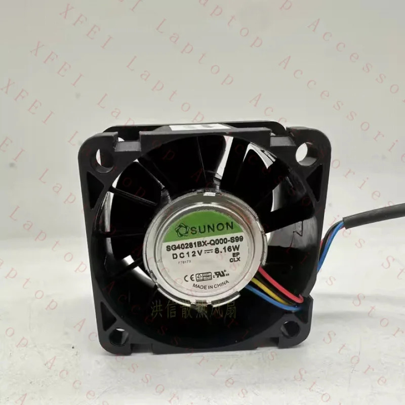 C SUNON 팬SG40281BX-Q000-S99 DC12V 8.16W 4028 40x28MM 4선 냉각팬