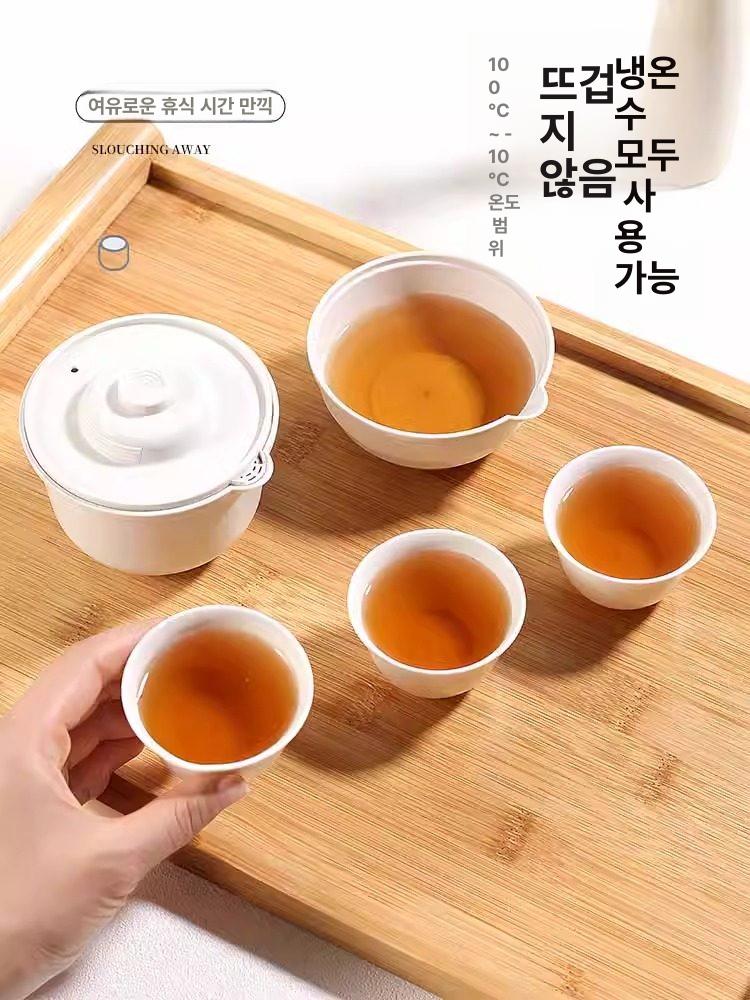 일회용 컵 다도 여행용 무인쇄 종이컵 찻잔 페스티벌 유리 소주잔 야외 캠핑 - 상세 이미지 4
