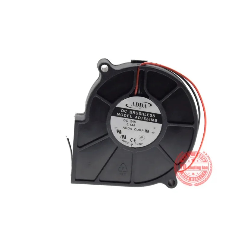 JFG For ADDA AD7524MB 24V 0.14A 7530 블로워 7CM 원심 냉각팬