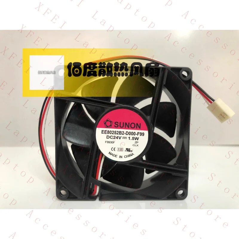 C EE80252B2-D000-F99 DC24V 1.5W 8CM 8025 3선 인버터 팬