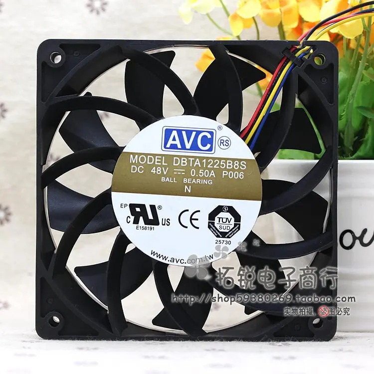 C DBTA1225B8S 12CM 148V 0.50A PWM 4선 속도 제어 스위치 팬