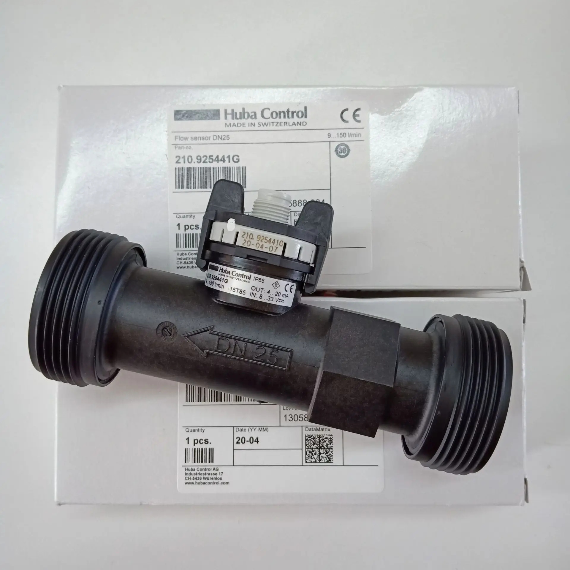 Ziyuan Swiss HUBA 유량계 210.925441G 0.9-150 L/MIN 풀 시리즈