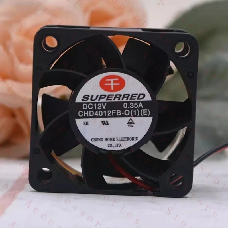 C CHD4012FB-0 DC12V 0.35A 4028 4CM 2선식 냉각팬