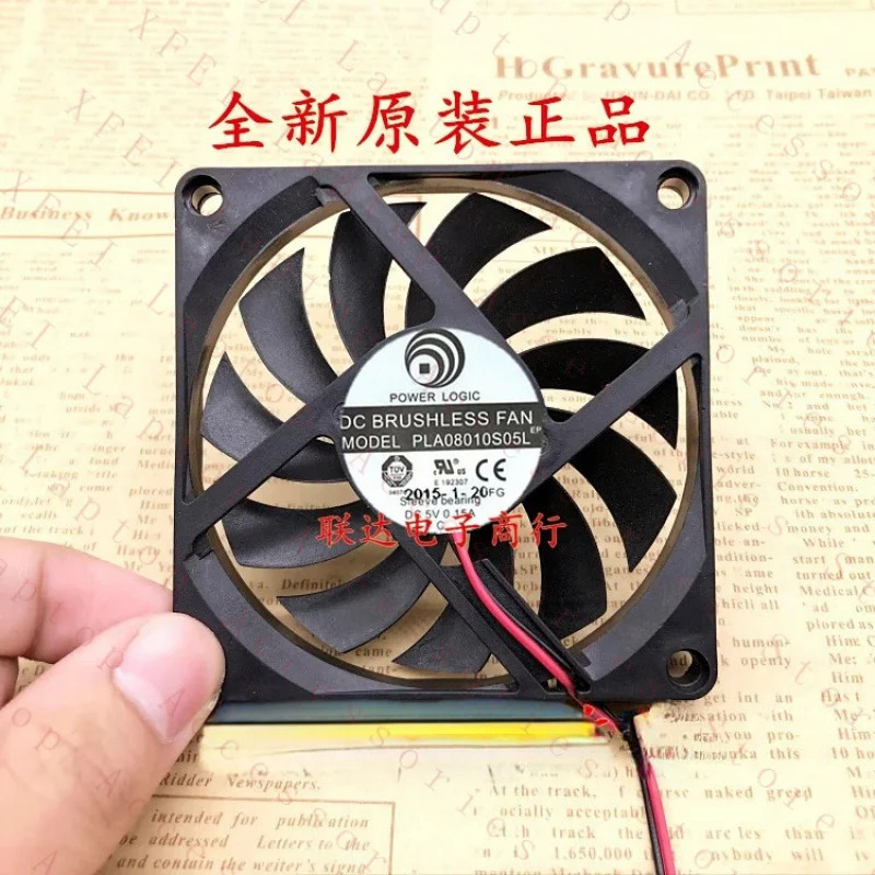 POWER LOGIC PLA08010S05L DC5V 0.15A 8 cm 8010 80mm USB 냉각팬