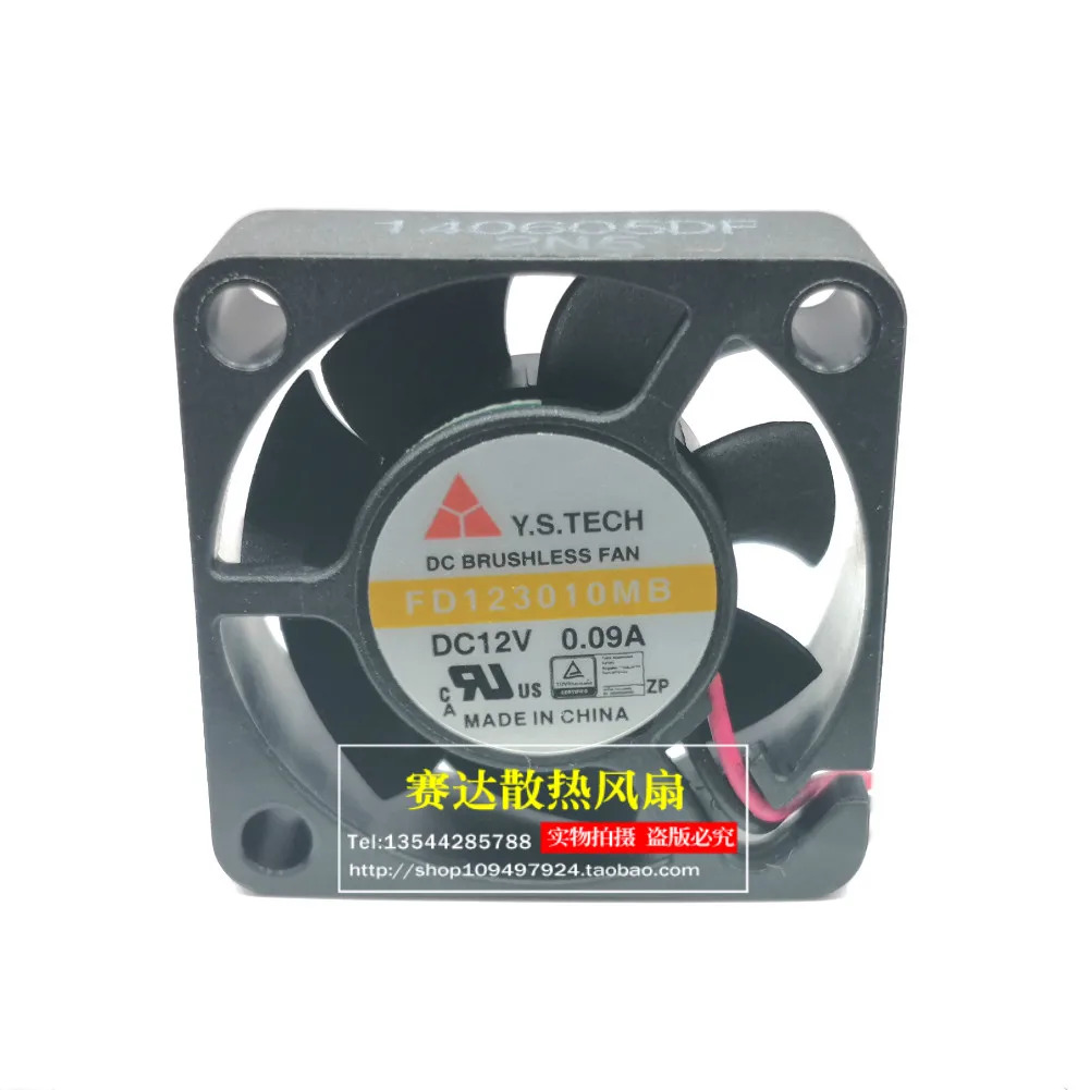 JFG 원산 Y.S.TECH 3010 12V 0.09A FD123010MB 더블 롤 쿨링 팬 30x30x10mm